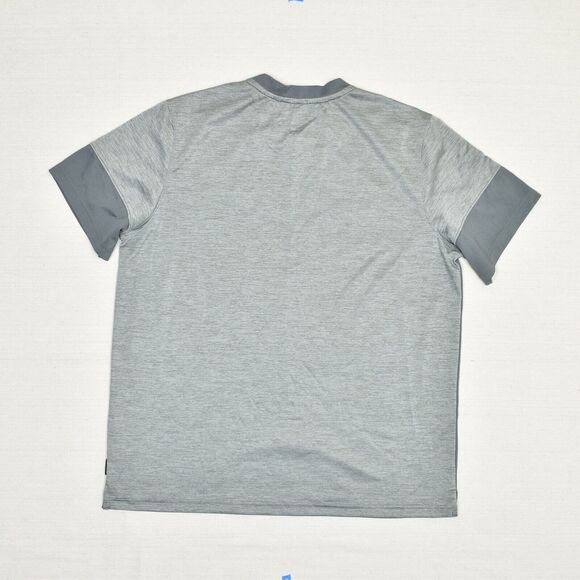 Nike Dri Fit T Shirt Men Crew Neck Short Sleeve Polyester Gray Size XL - Picture 3 of 8